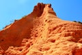 Sandy pinnacle formation of Red Canyon in Great Sandy National P