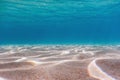 Sandy sea bottom Underwater background Royalty Free Stock Photo