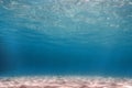 Sandy sea bottom Underwater background Royalty Free Stock Photo