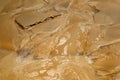 Sandy sediments after the mudslide Royalty Free Stock Photo