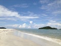 Sandy shore on Langkawi Royalty Free Stock Photo