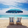 Sandy shoreline, sandy beach, whispy clouds, and scenic beauty of the shore