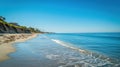 Sandy shores, azure waters, and clear skies paint a picture-perfect summer day