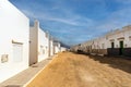 Sandy streets in Caleta del Sebo, La Graciosa, Canary Islands