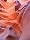 sandy rock in Antelope canyon