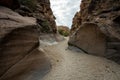 Sandy Wash Trail to Upper Burro Mesa Pouroff Royalty Free Stock Photo