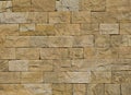 Sandy Yellow stone wall