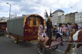 The Sangar family lead the annual Margate Carnival Parade Royalty Free Stock Photo