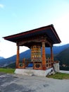 Peaceful Sangchhen Dorji Lhuendrup Lhakhang, Bhutan during dusk