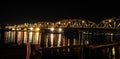 Sanghi, the vintage bridge in Bangkok city, Thailand.