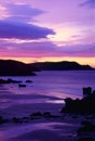 Sango bay purple sunset, Scotland