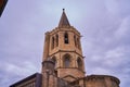 Sanguesa, Navarra Spain march 6 2022, The church of Santa Maria la Real Royalty Free Stock Photo