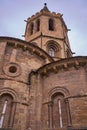 Sanguesa, Navarra Spain march 6 2022, The church of Santa Maria la Real Royalty Free Stock Photo