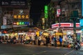 Sanhe Night Market, famous night market and travel destination Royalty Free Stock Photo