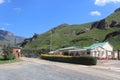 Sani pass, kwazulu-natal south africa border post, exit towards Lesotho, african travel holiday