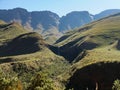 Sani pass to Lesotho Royalty Free Stock Photo