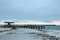 Sanibel City Pier at Lighthouse Beach Park Royalty Free Stock Photo