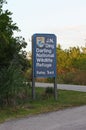 JN Ding Darling National Wildlife Refuge entrance at Bailey Tract