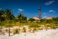 Sanibel Island Lighthouse, in Sanibel, Florida. Royalty Free Stock Photo