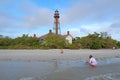 Sanibel Island or Point Ybel Light in Florida Royalty Free Stock Photo