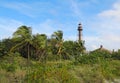 Sanibel Island or Point Ybel Light in Florida Royalty Free Stock Photo