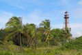 Sanibel Island or Point Ybel Light in Florida Royalty Free Stock Photo