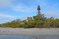 Sanibel Island or Point Ybel Light in Florida Royalty Free Stock Photo