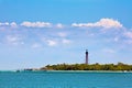 Sanibel Lighthouse and Pier Royalty Free Stock Photo