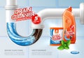 Sanitary Drain Cleaner Poster