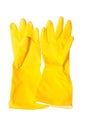 Sanitary gloves isolated