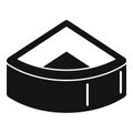 Sanitary jacuzzi icon, simple style