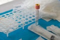 Sanitary laboratory sample tubes for laboratory analysis