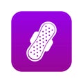 Sanitary napkin icon digital purple
