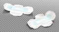 Sanitary napkin isolated on transparent background