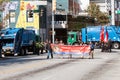 Sanitation Trucks Block Streets To Prevent Terrorism At Atlanta Parade