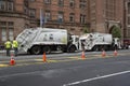 Sanitation trucks for collecting refuse NYC