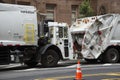 Sanitation trucks for collecting refuse NYC