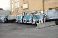 Sanitation Trucks Royalty Free Stock Photo