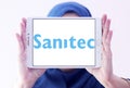 Sanitec sanitaryware manufacturer logo Royalty Free Stock Photo