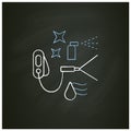 Sanitization services chalk icon