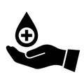 Sanitize your hands vector icon