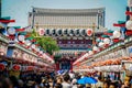 Sanja Matsuri of the image Asakusa Sensoji Temple Royalty Free Stock Photo