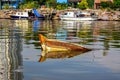 Sank Boat Royalty Free Stock Photo