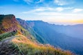 Top of Mountain on Rainforest in Thailand