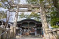 Sanko Shrine in Tennoji, Osaka, Japan. a famous historic site