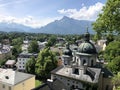 The Sankt Erhard church Royalty Free Stock Photo