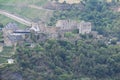 Sankt Goar, Germany - 08 04 2022: castle ruin Rheinfels