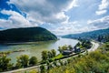 Sankt Goar-Oberwessel by the Rhine River Valley