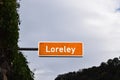 traffic sign \'Loreley\'