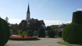 Sankt Maria Geburt church behind Schonbrunn garden